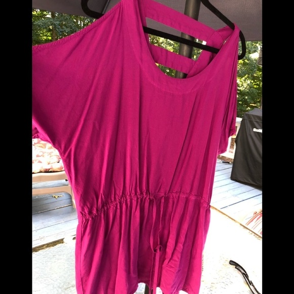 Kris Jenner LG-XL pink romper or cover adjustable waist oversized fits 14-16 - Picture 4 of 12